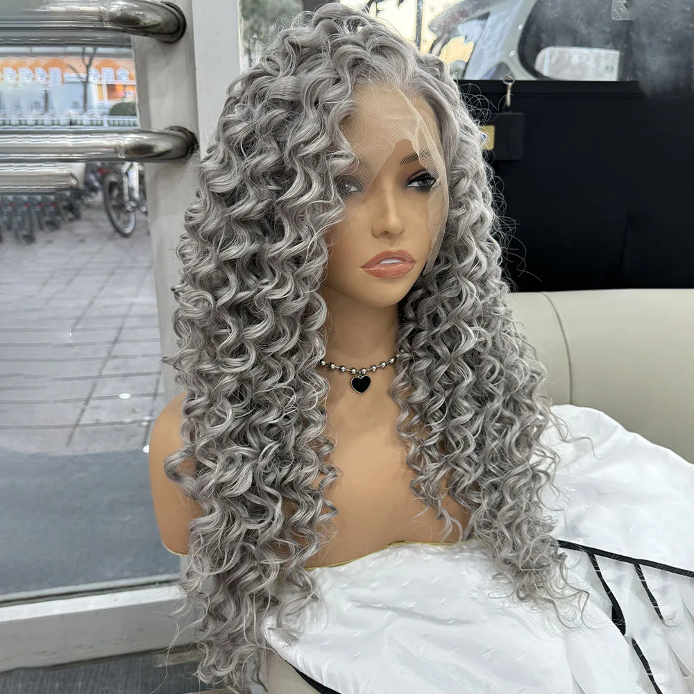 Honey Blonde Simulation Really Human Hair Wig 27 Colored Lace Front Wigs 13x4 Kinky Curly Lace Frontal Wigs For Women Brazilian Remy Wig Synthetic Hai