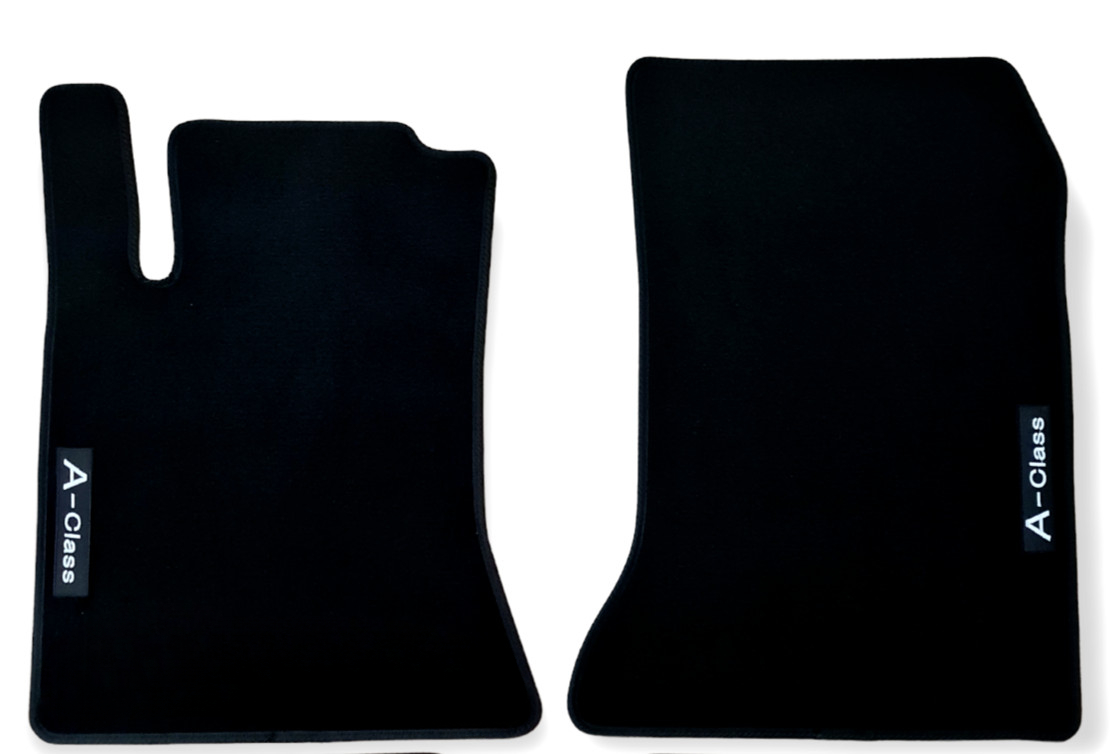 Front Car Floor Mats Velour For Mercedes A-Class Auto Liners Waterproof Carpet