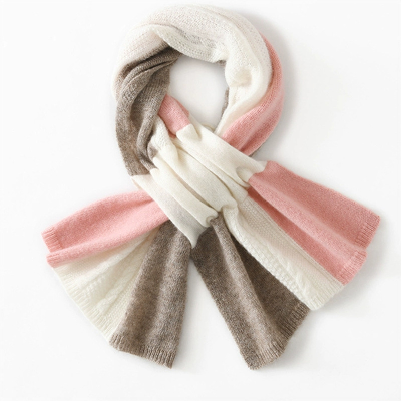 K1333 Light luxury wool scarf 100% spring and summer thin scarf female gold edge tassel solid color shawl high-end sense to send customers
