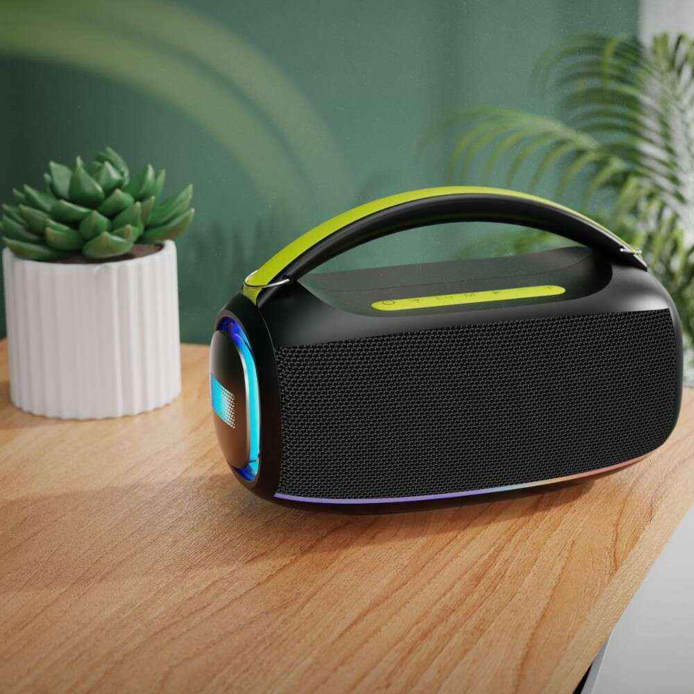 Designer Famous Brand New Private Model W High Power Bluetooth Portable Handheld RGB Color Light Outdoor Subwoofer Speaker