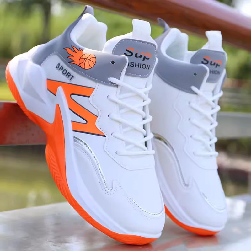 New High-top Basketball Shoes Men Outdoor Sneakers Men Wear Resistant Air Cushioning Baseball Shoes Male Breathable Sport Shoes