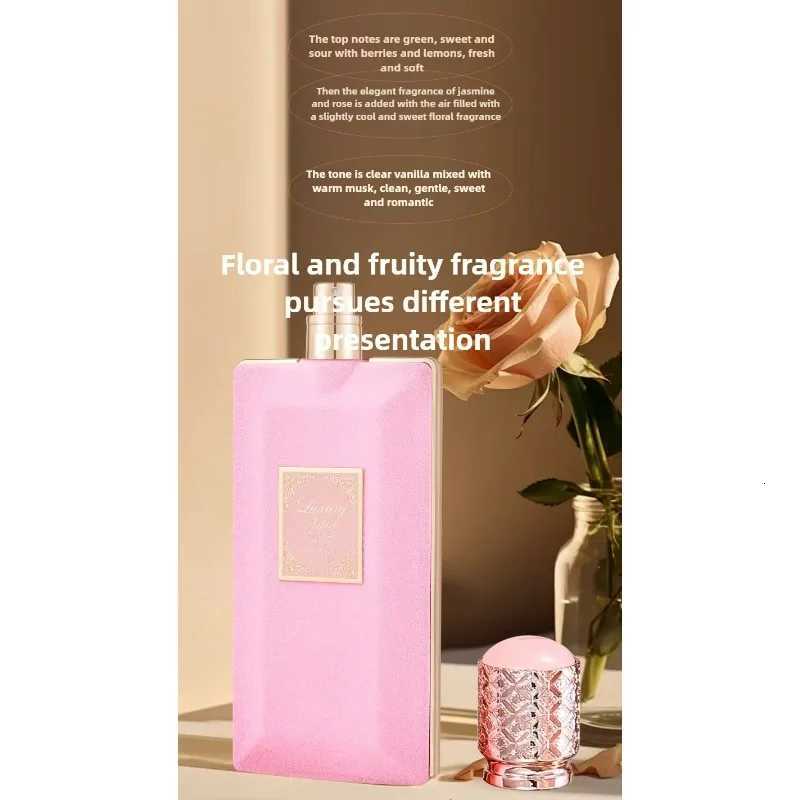 Crimson Velvet Perfume 100ml - Floral Fruity Scent with Berry Lemon Rose and Musk - Long-Lasting Fragrance for All Skin Types W250712
