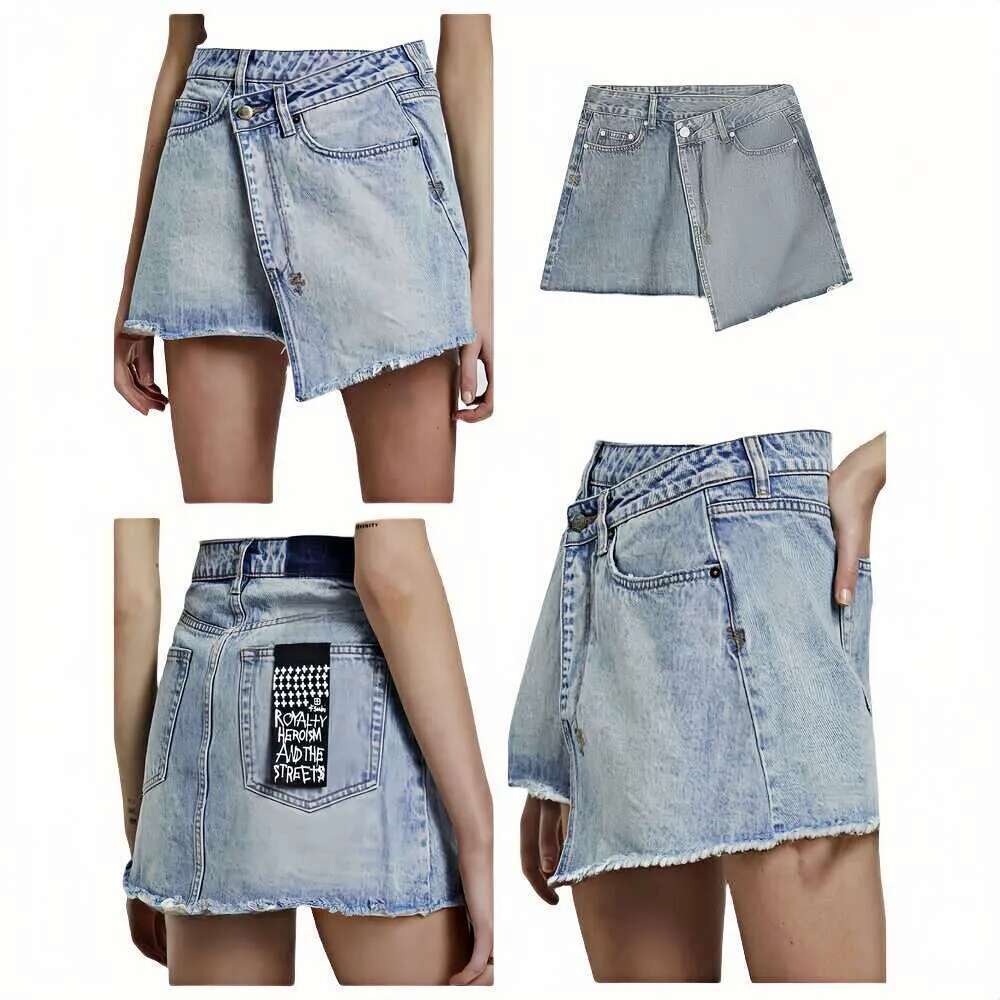 jeans Designer Short shorts women Brand Long Jean Denim Shorts Cycling ksubi Pants Cowboy Skirt Girl Jeans Gray Side Same Spring Summ