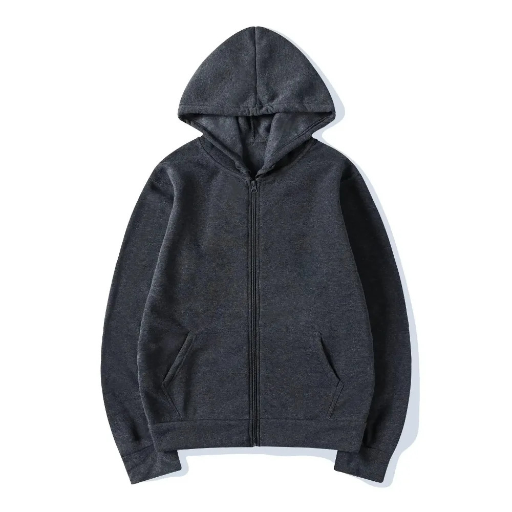 Casual Fashion Black Gray Blue Zip Hip Hop Sportswear Sweatshirt Men/Women Publishing House Mens Hoodie promo streetwear promo 250708