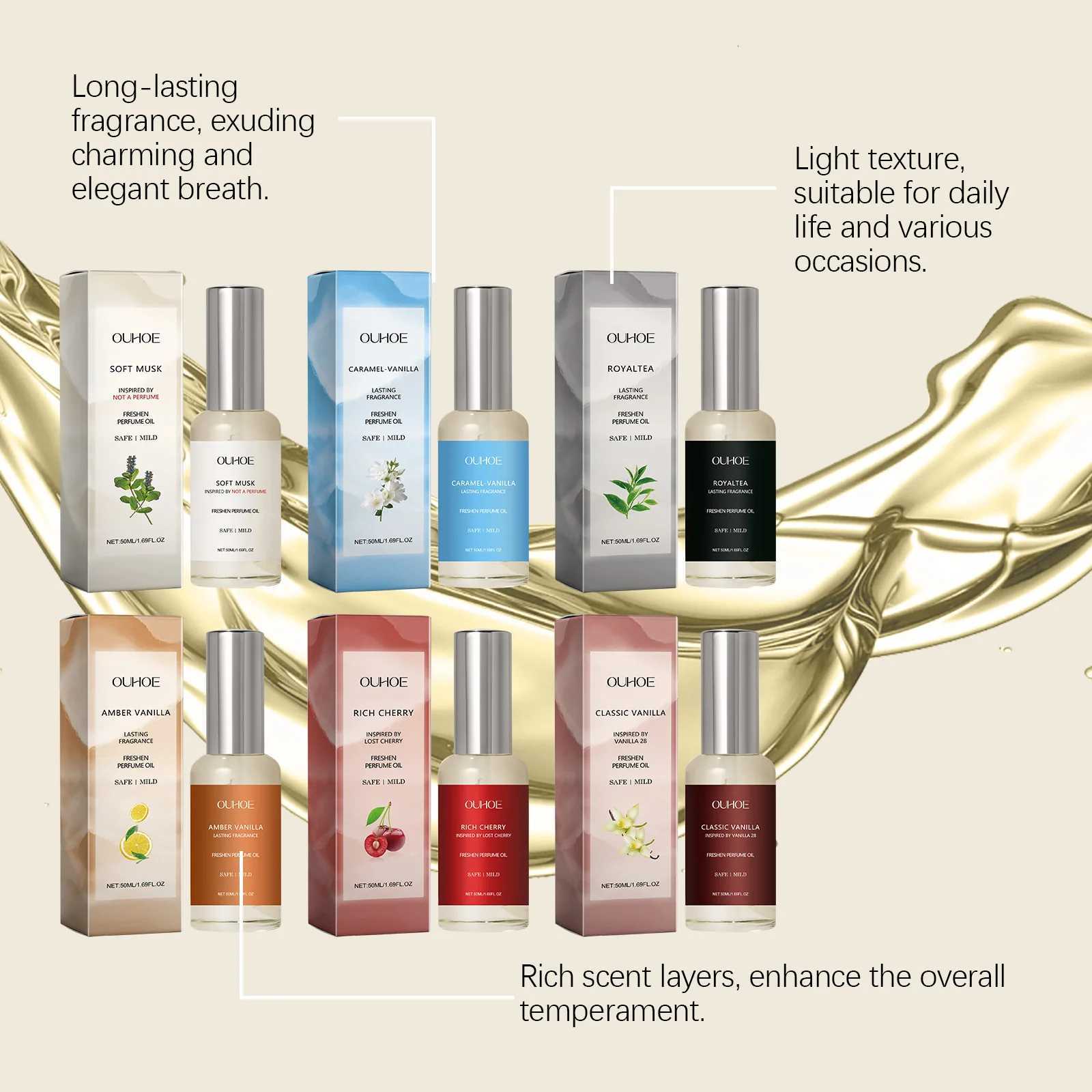 50ml Pheromone Perfume Mist Attract Men Long Lasting Floral Plant Fragrance Dating Flirting Seduction Perfume Gifts W250714