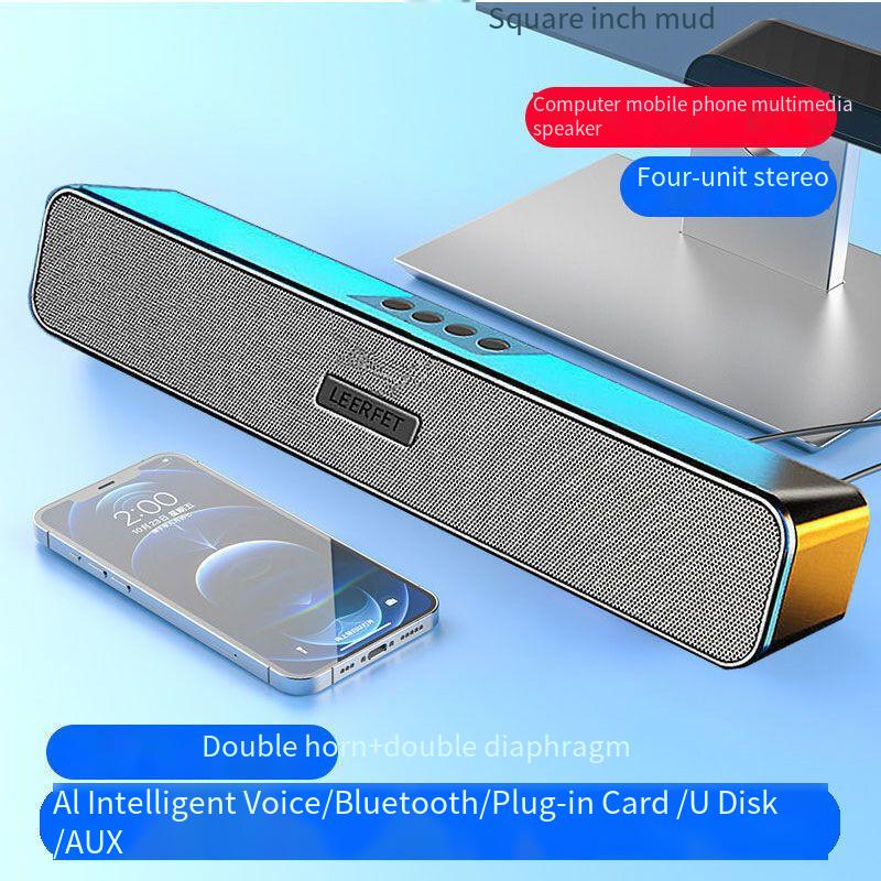 Designer brand new AI smart wireless Bluetooth dual speaker mobile phone computer home card subwoofer