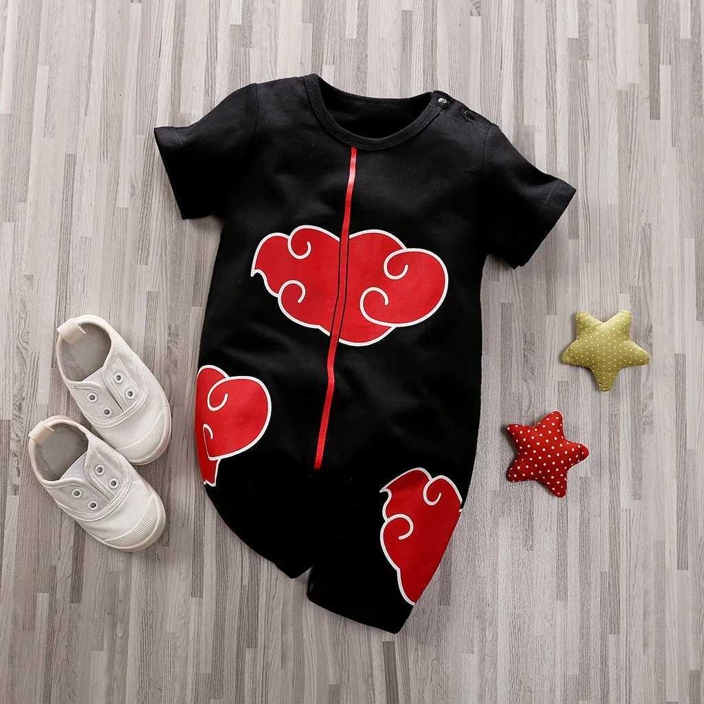 Newborn Clothing Handsome Anime Role Play Cotton Comfortable And Soft Summer Boys And Girls 0-18m Short Sleeved Baby Bodysuit Z250712