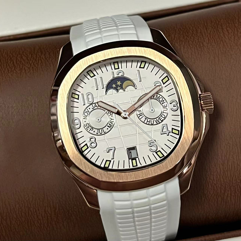 mens watch is made of stainless steel material and comes with a 42mm rubber strap This is a luxurious AAA quality and fashionable mens watch designed by a mens designer