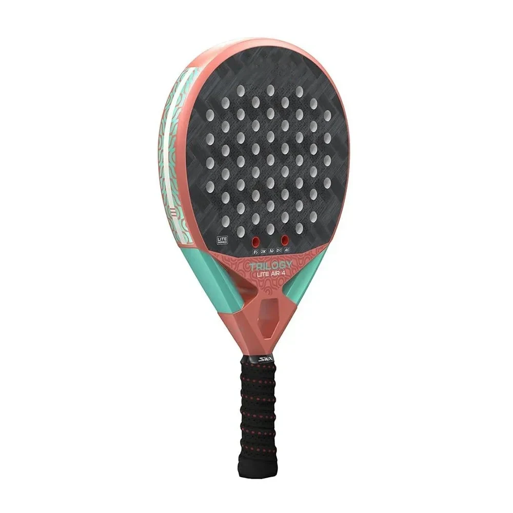 New Professional Padel Tennis Racket, Soft Face, Carbon Fiber, Lightweight, Fashionable EVA Sports Equipment, High Quality