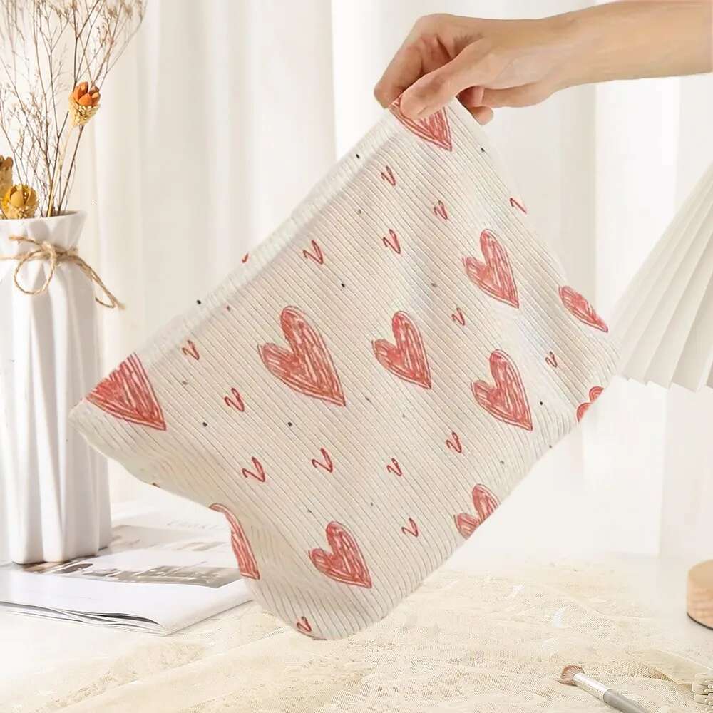 Lip Pattern Printed Makeup Lightweight With Zipper Cosmetic Storage Bag Tiger Cat Frog Leopard Print Clutch Bags Travel