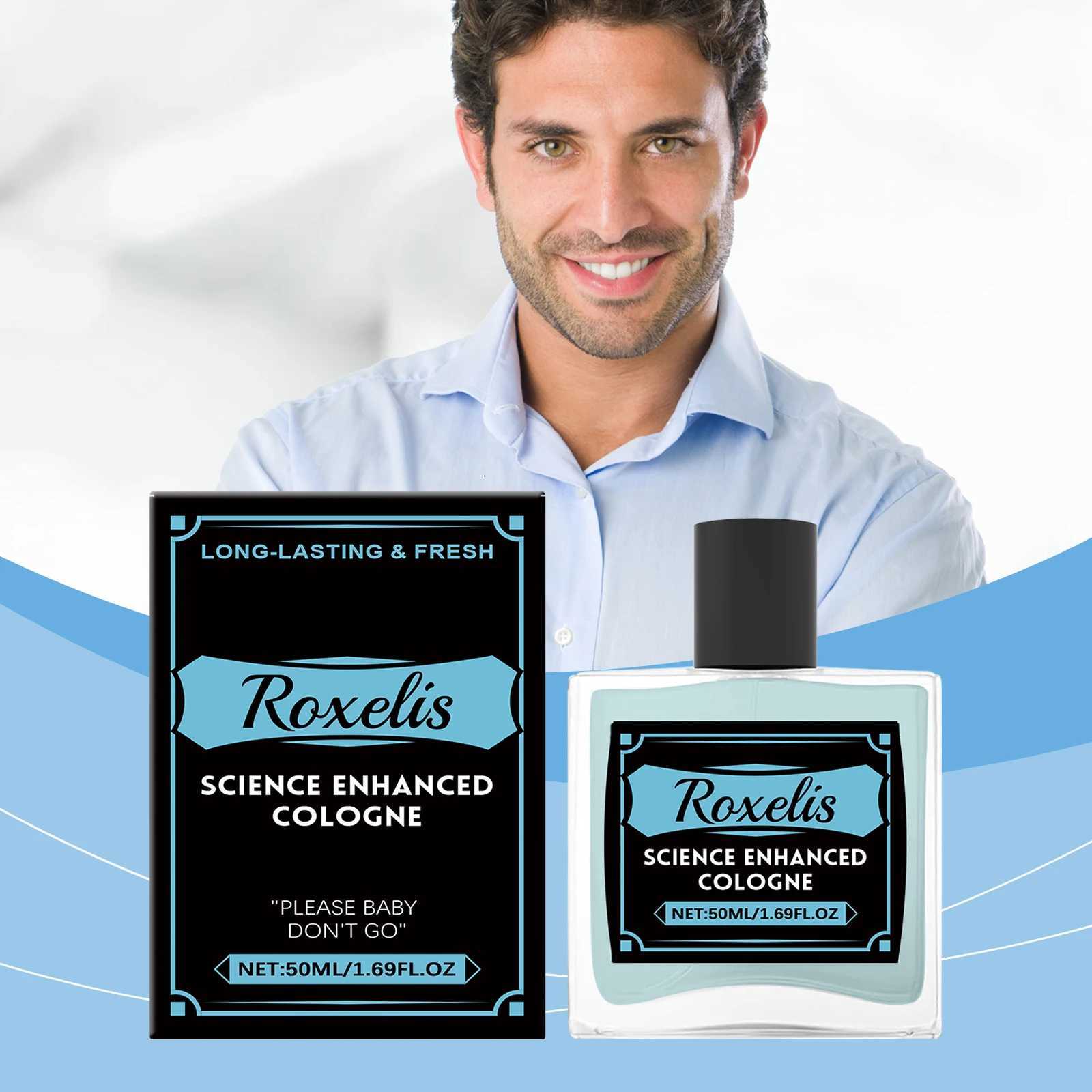 50ml Roxelis Pheromone Cologne Perfume Mist for Men Long Lasting Gentleman Charming Scent Refreshing Couple Dating Glamor Perfume W250712