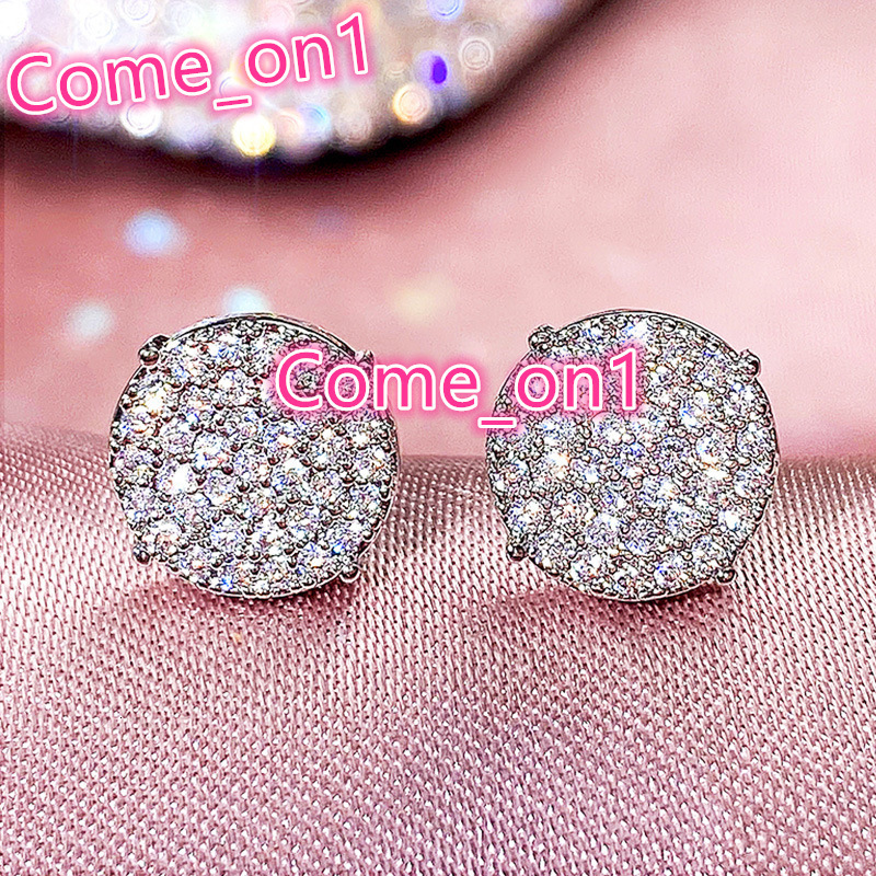 Minimalist Small Stud Earrings with Shiny Cubic Zirconia Stone Statement Earrings for Women Fancy Gift New Trendy Jewelry