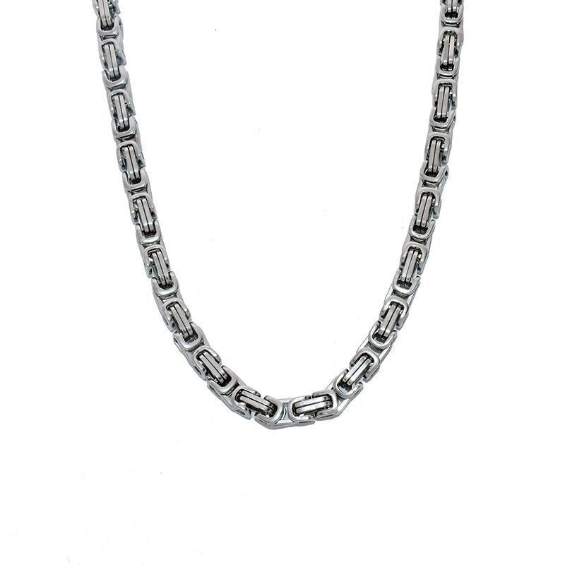 Luxury Jewelry Designer Jewelry Titanium Steel Emperor Chain Necklace For Men Trendy Versatile Non-fading Hip Hop European American Choker 6MM Accesso