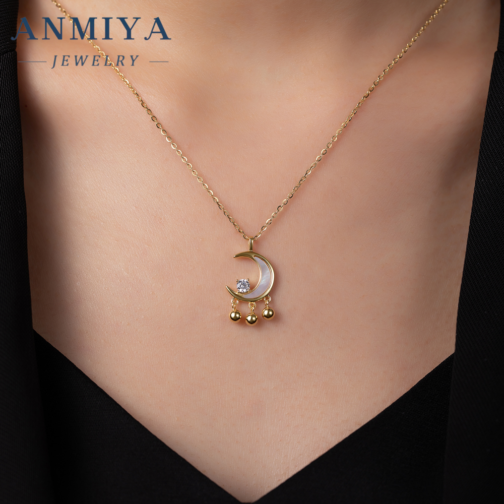 Light Luxury Clavicle Chain Party Jewelry for Women Star Moon Zircon Tassel Chain Necklace