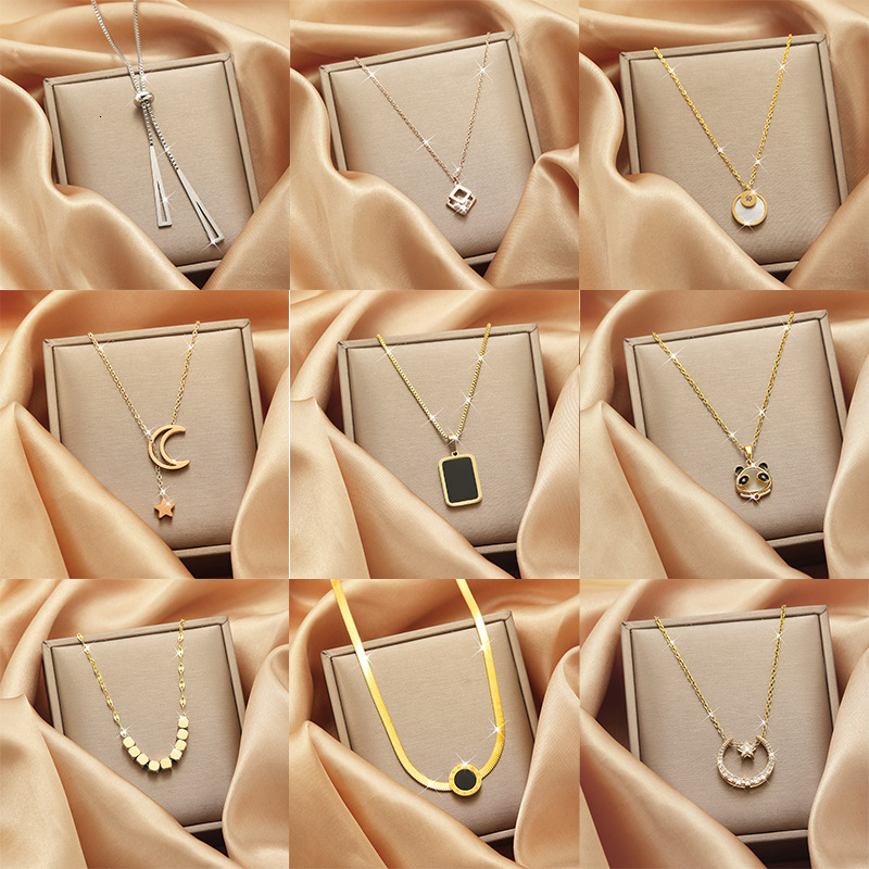 Luxury Jewelry Designer Jewelry Sweet Forest Style Necklace For Women, Non-fading, Unique Design, Fashion Pendant, Versatile, Elegant Titanium Steel C