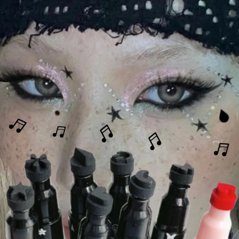 Seal Eyeliner Waterproof and Sweat-proof Long-lasting Eyeliner Suitable for Music Festival Makeup 250704