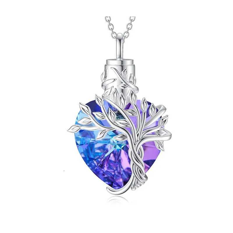 Ashes Necklace- Tree Of Life Urn Necklaces For Sterling Silver Cration Jewelry For Ashes Mory Jewelry For Wen Men W250712