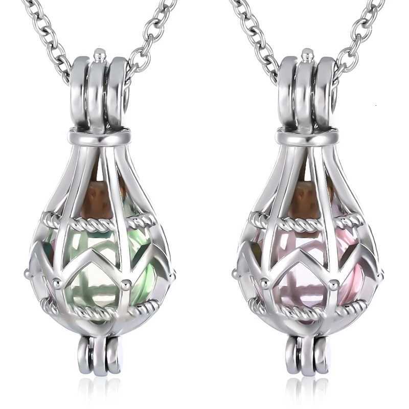 Hollow Urn Necklace for Ashes Openwork Tear Urn Locket Necklace Cration Urn Memorial Pendant Memorial Jewelry Gifts W250712