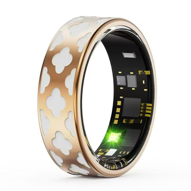 New Fashion Smart Ring Wearable Fitness Tracker Waterproof with Heart Rate Monitoring Function for Men & Women