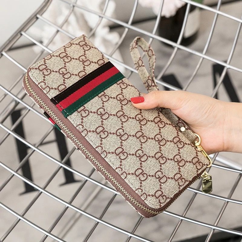 Designer Wallet 2025 New Letter Print Zip Wristlet For Women | Large Capacity Phone & Coin Wallet | Multi-use Fashion Clutch With Free Shipping