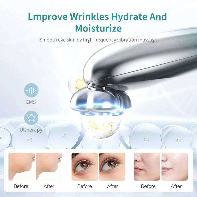 Melliflous Massager Smart Red LED Rejuvenation Skin Tightening Device Anti Aging Eye Dark Circle Removal Beauty Hine