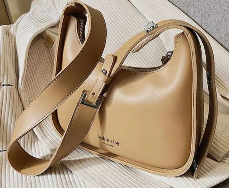 Designer Bags luxury bag Yogodlns Vintage Half-Moon Shoulder For Women Soft Leather Underarm New Crossbody Handbag Brands Armpit Bag