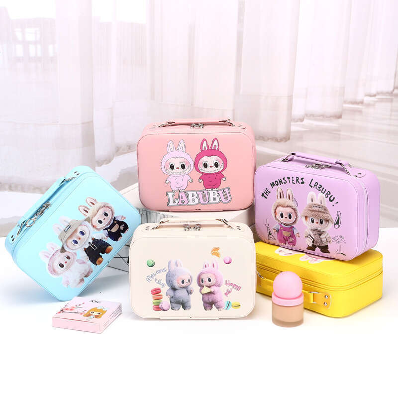 Multifunctional Portable Bag, Fabric Makeup Case, Children's Storage Handbag, Small Square Bag with Large Capacity