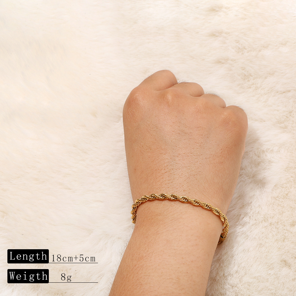 Luxury Jewelry Designer Jewelry Multiple Styles Gold-plated Bracelets Snake Bone Chain Chain Bead Chain And Other Stainless Steel Material Handmade DI