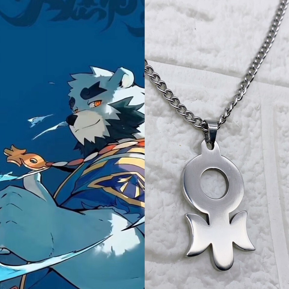 Luxury Jewelry Designer Jewelry Bernard World All Beasts Attack Cosplay Pendant Ten Quan Jie Titanium Steel Non-fading Necklace Boyfriend Gift Anime
