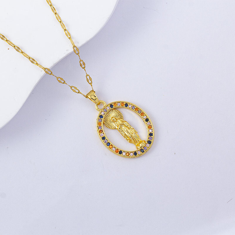 Luxury Jewelry Designer Jewelry Necklace Niche Design Simple Fashion Pendant Unisex High-end Light Luxury Temperament Collarbone Chain Titanium Steel 