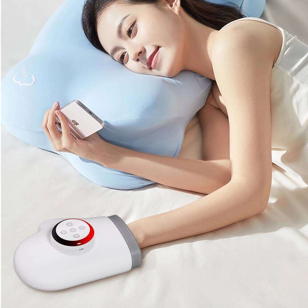 New Air Compression Electric Palm Wrist Massage Heating Fingers Hand Massager