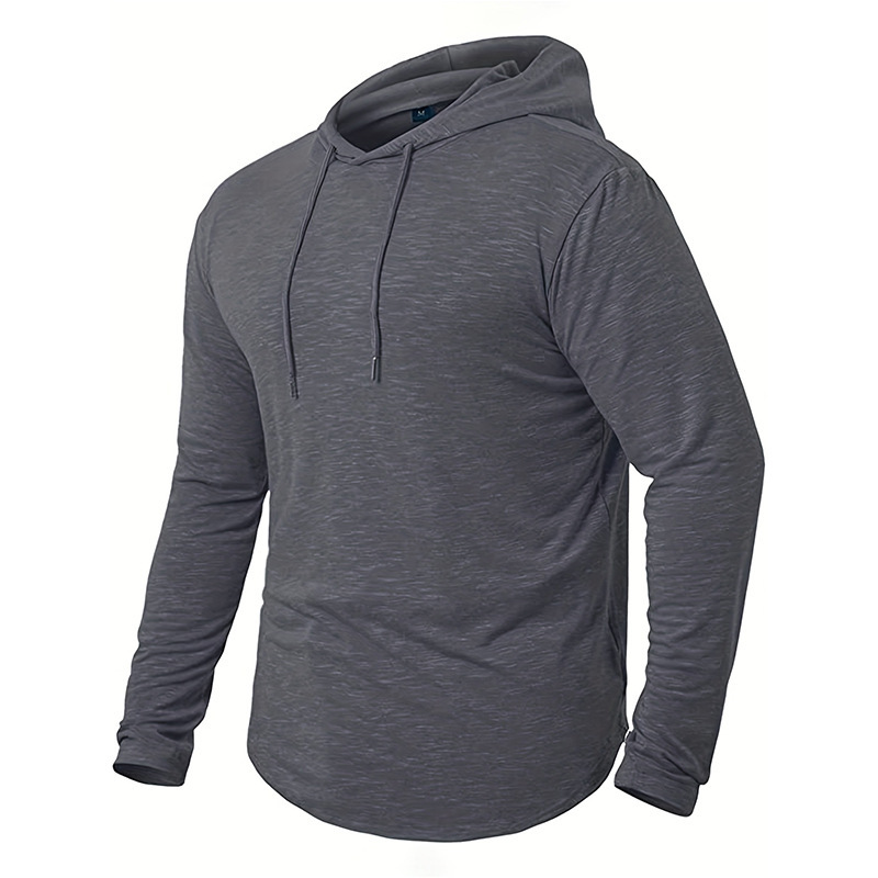 G625615 hooded sweatshirt men's European and American trendy large size outdoor casual clothing tops men's jacket