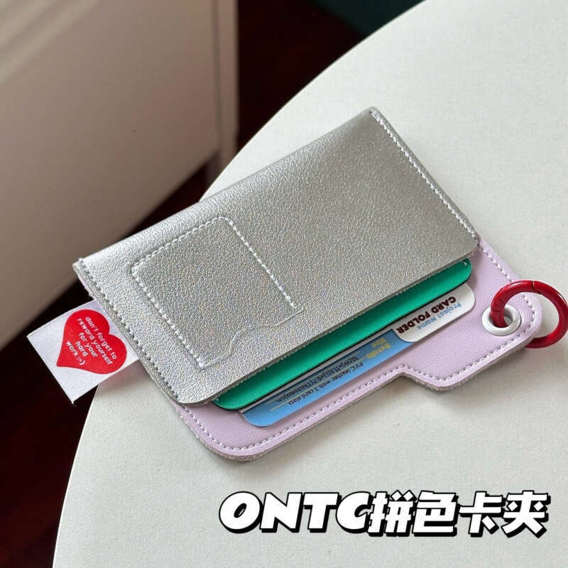 Multifunctional Color-Block Travel Card Holder for Airplane Tickets, Passport Holder, and Document Organizer