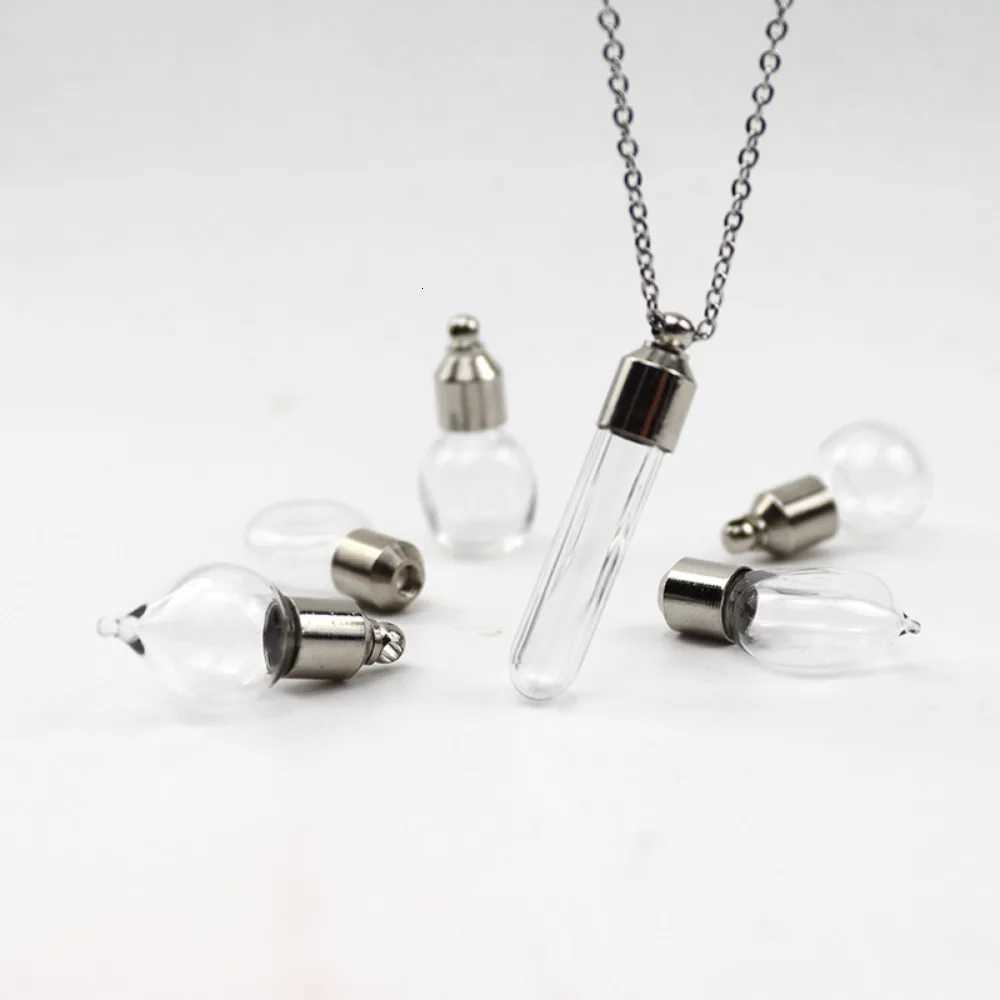 Transparent Per Vial Pendant ing Bott Car Charm Bott Necklace Jewelry Gifts Bott Necklace W250712
