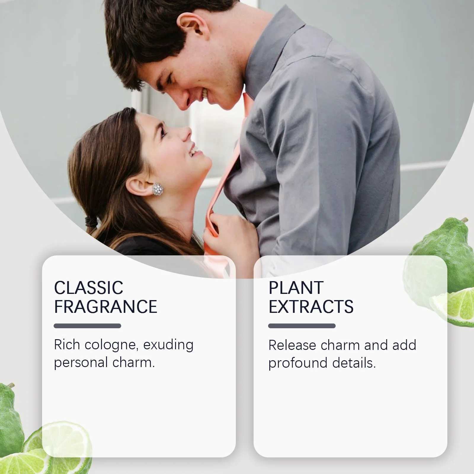 Roxelis 50ml Cologne Men Perfume Light Fragrance Fresh Charm Release Valentines Day Flirting Pheromone Romantic Dating Perfume W250712