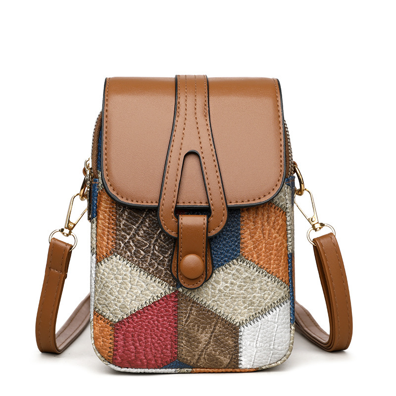 Free Shipping Designer Bag Phone Bag Crossbody Bag Zipper Shoulder Bag Versatile Fashion Vertical Exquisite Soft Leather Luxury Bag Casual Small Bag