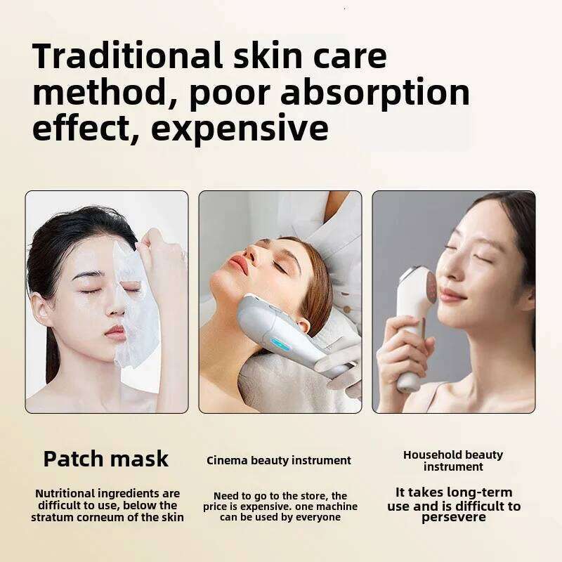 New Intelligent Micro Current Facial Mask Instrument Facial Lifting And Tightening Massage Skin Care Massager