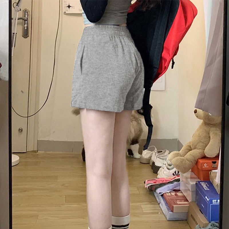Summer New Women's Shorts Summer Grey Women's Shorts Loose New Thin Wide Leg Shorts Hot Girl Running Sports Shorts New Designer Shorts