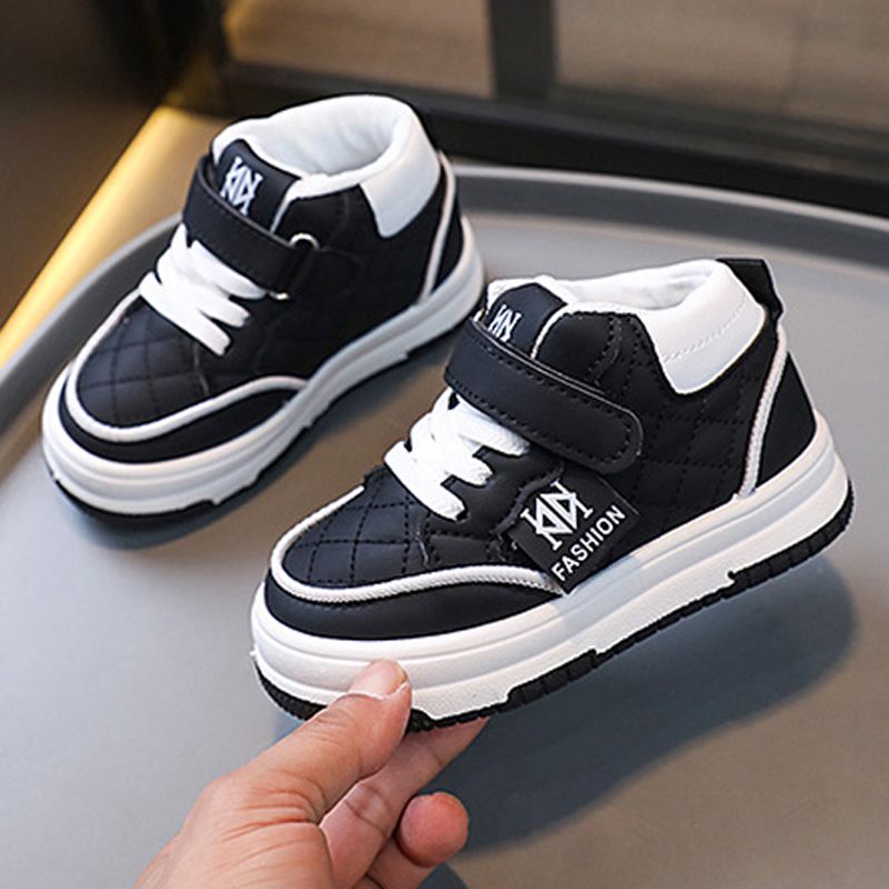 Toddler Shoes Boy Basketball Shoes Girl Sport Shoes Non-slip Footwears Autumn Student Shoes Cutefeet New Outdoor Shoes Sizes US5.5C-US1Y 000117