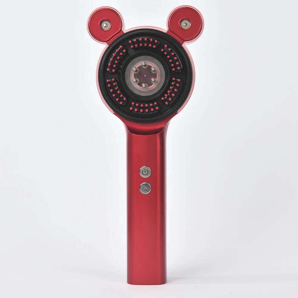 2025 Electric Scalp Massager Brush for Hair Growth Oil Applicator Massage Comb Red Blue Light Devices