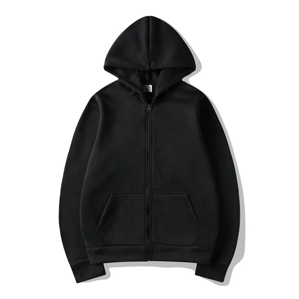 Casual Fashion Black Gray Blue Zip Hip Hop Sportswear Sweatshirt Men/Women Publishing House Mens Hoodie promo streetwear promo 250708