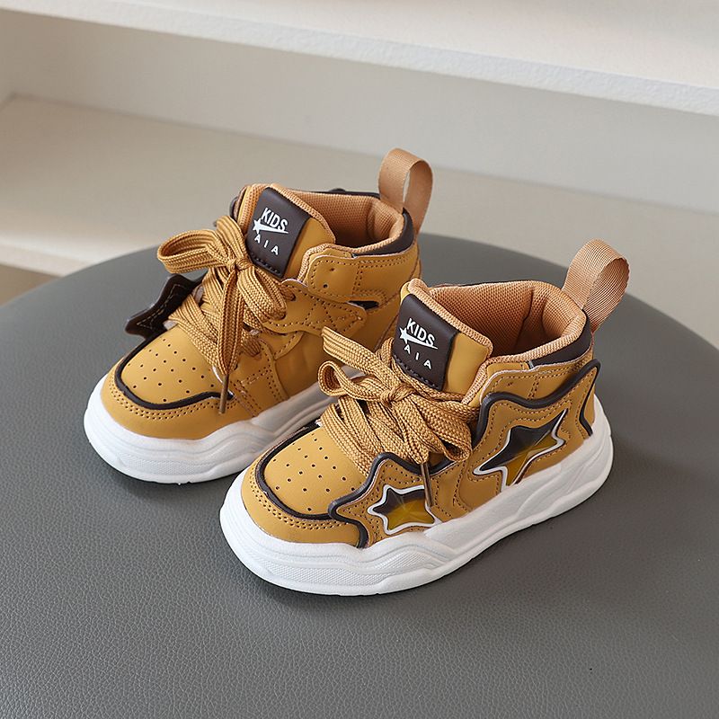 Boy Sport Shoes Autumn Winter Fashion Casual Shoes Kids Soft Sole Basketball Shoes Children Sneakers Trainers Sizes US5.5C-US12.5C 000315
