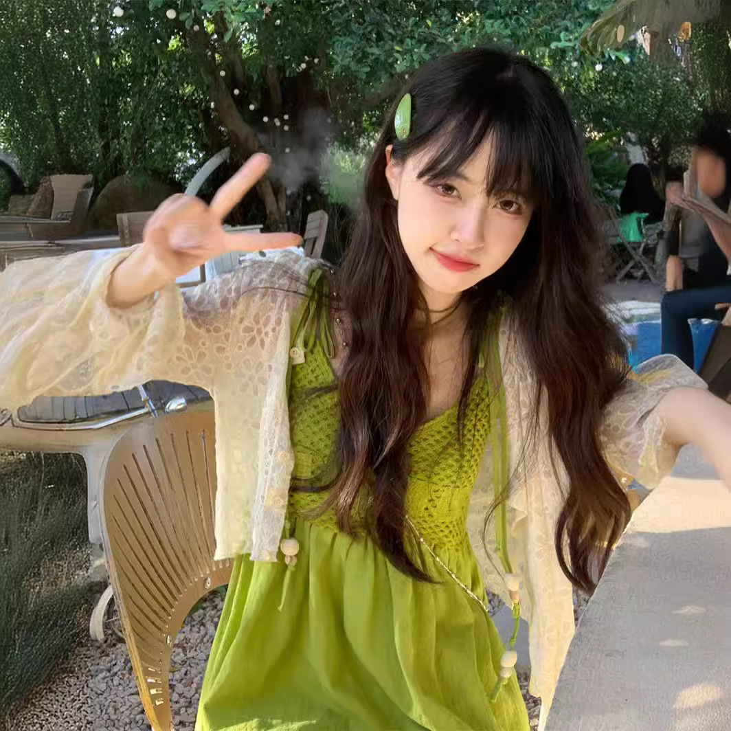 2025 Summer new women's dress vest dress Summer new pleated Bohemian style travel fashion vacation long dress New luxury designer women's dr