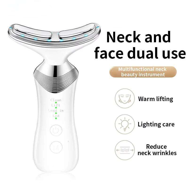 EMS Neck Face Beauty Device Facial Hine Skin Tighten Reduce Double Chin Anti Wrinkle Remove Lifting Skincare Massager