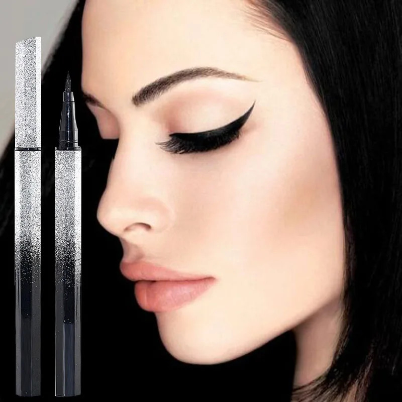 Ultra-thin Waterproof Liquid Eyeliner Korean Makeup for Women Quick Dry Smooth Eye Liner Long Last Lower Eyelash Pen Cosmetics 250704