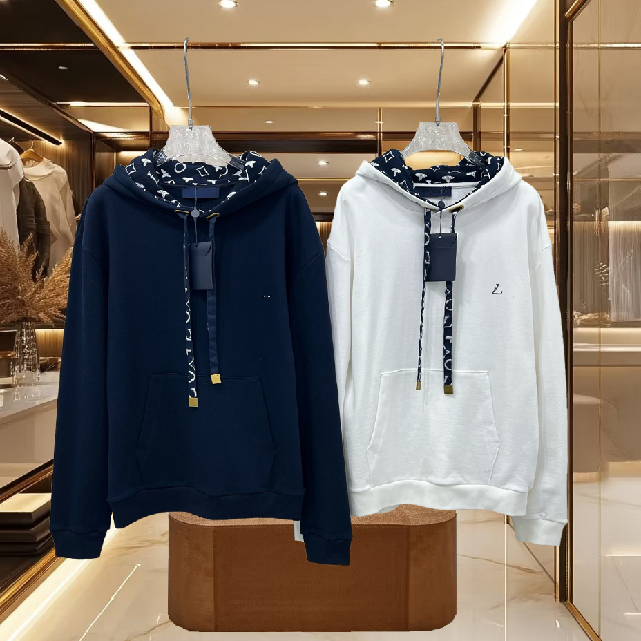 High quality designer men's hoodie with letter flower embroidery, men's hoodie, fashionable top, street versatile long sleeved shirt