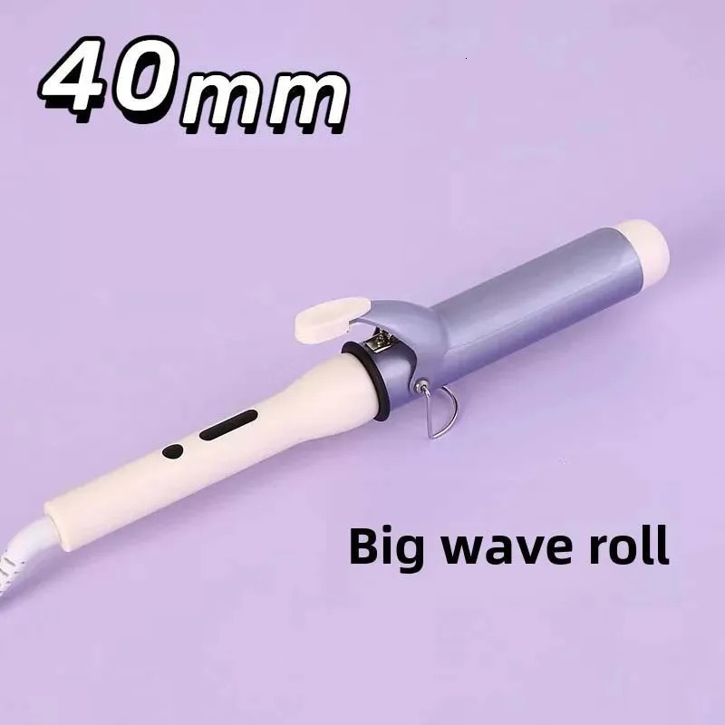 Professional 40Mm Ceramic Swivel Curling Iron Hair Curler With Big Wave Electric Curler Hair Styling Tool 250712