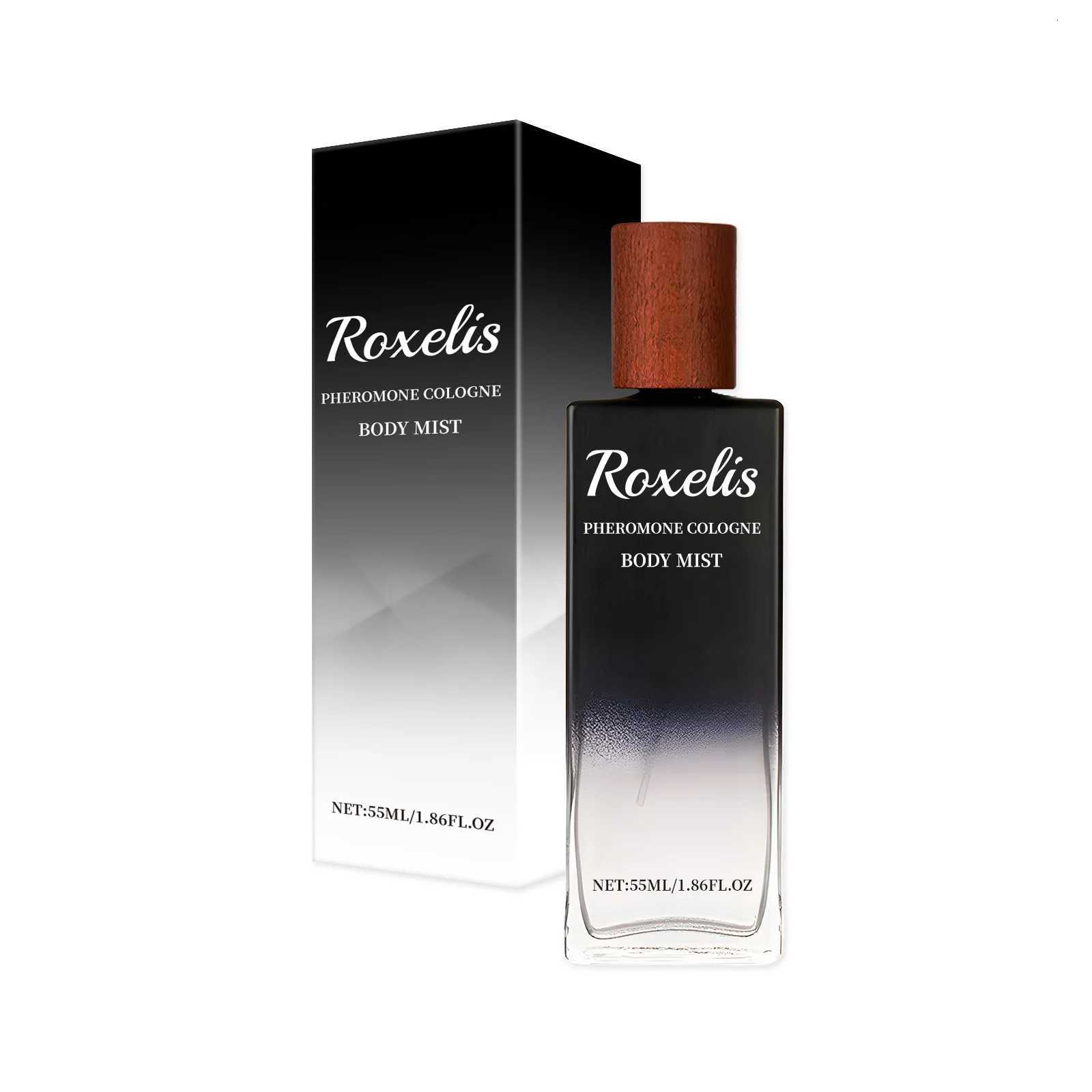 55ml Roxelis Lasting Pheromone Perfume Rich Cologne Charming Men Romantic Dating Fresh Body Fragrance Gentleman Cologne Perfume W250712