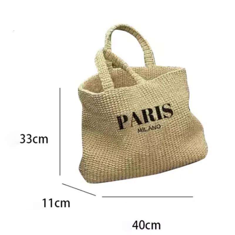 New Brand Woven Straw Bags Tote Strip Spain Bohemia Beach Designer Shoulder Bag Totes