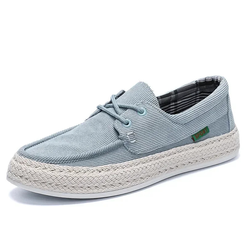 Men Summer Canvas Shoes Breathable Comfortable Casual Shoes Outdoor Walking Sneakers Loafers for Men Vulcanized Shoes 250708